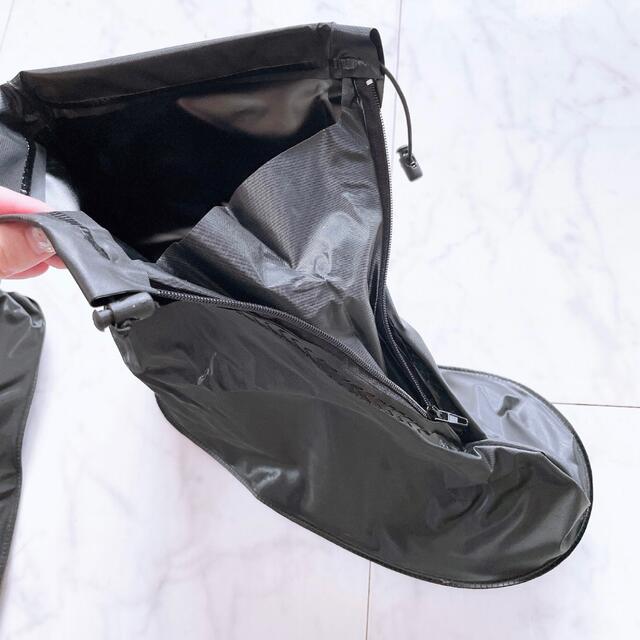 レインブーツ 靴カバー S 黒 防雨 防水 雨対策 台風 子供 洗車 男女兼用 レディースの靴/シューズ(レインブーツ/長靴)の商品写真