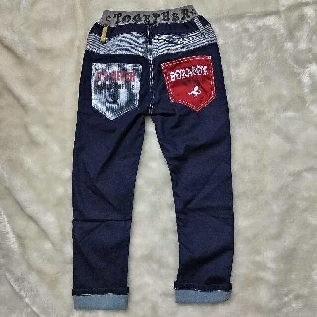 男の子用デニム130cm キッズ/ベビー/マタニティのキッズ服男の子用(90cm~)(パンツ/スパッツ)の商品写真