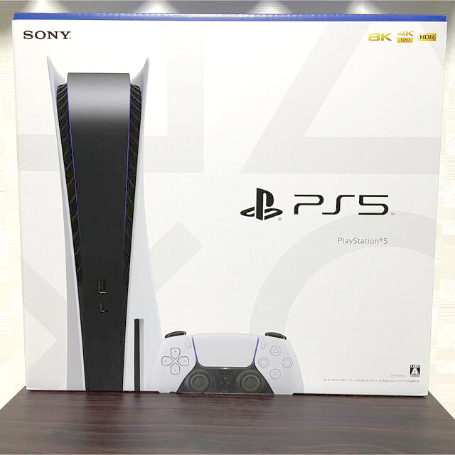 PlayStation(プレイステーション)の【新品未開封レシート付】PS5 ディスクドライブ搭載モデル　CFI1200A01 エンタメ/ホビーのゲームソフト/ゲーム機本体(家庭用ゲーム機本体)の商品写真