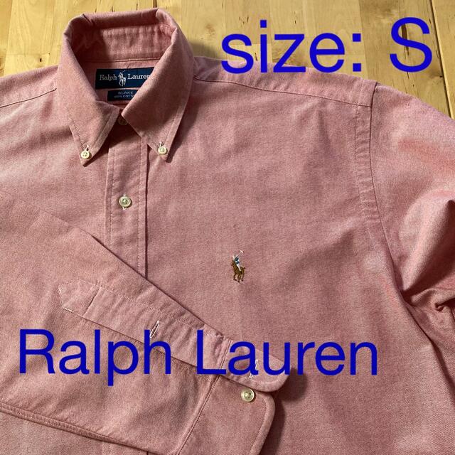 Ralph Lauren(ラルフローレン)の①RALPH LAUREN  ボタンダウンシャツ　赤　BLAKE マルチポニー メンズのトップス(シャツ)の商品写真