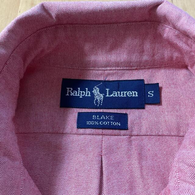 Ralph Lauren(ラルフローレン)の①RALPH LAUREN  ボタンダウンシャツ　赤　BLAKE マルチポニー メンズのトップス(シャツ)の商品写真