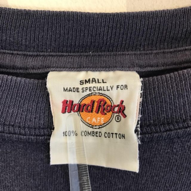 【ハードロックカフェ】90s大きめS Tシャツネイビーhardrockcafe. 4