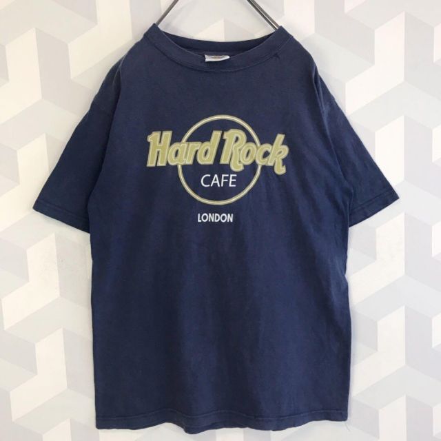 【ハードロックカフェ】90s大きめS Tシャツネイビーhardrockcafe. 7