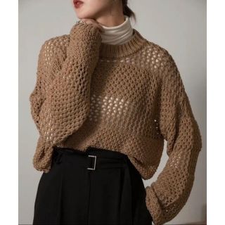 カスタネ(Kastane)のAmiur  crew neck low gauge knit(ニット/セーター)