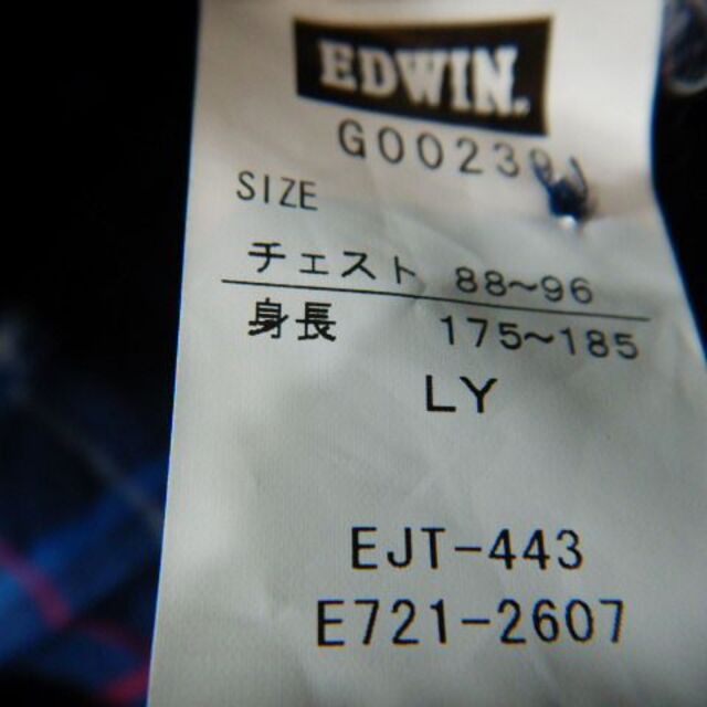 EDWIN(エドウィン)の8226　EDWIN　エドウィン　長袖　チェック　デザイン　シャツ　ネルシャツ メンズのトップス(シャツ)の商品写真