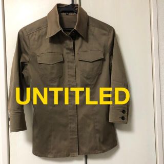 アンタイトル(UNTITLED)のUNTITLED アンタイトル　シャツジャケット　七分袖(シャツ/ブラウス(長袖/七分))