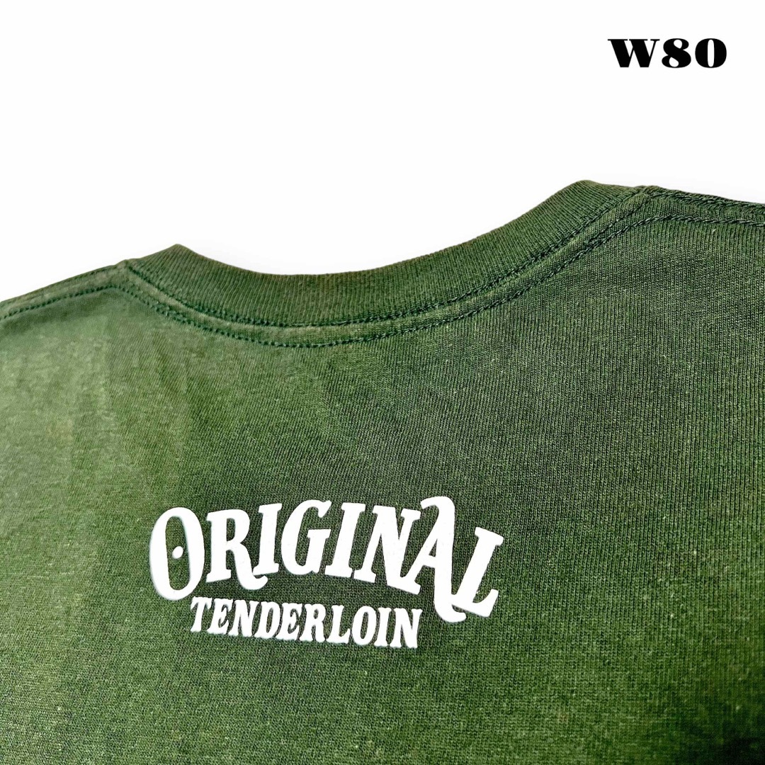 本店限定！ TENDERLOIN 半袖 Tシャツ TEE グリーン 緑 白 S | varfound.org