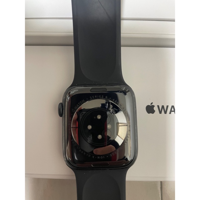 Apple Watch(アップルウォッチ)のAppleウォッチ　series6 44ミリGPSジャンク品 メンズの時計(腕時計(デジタル))の商品写真