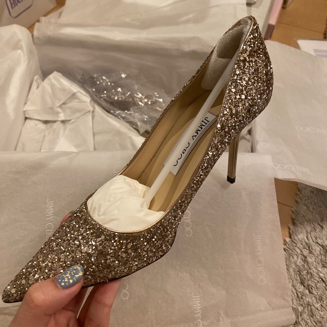 【正規品・美品】 JIMMY CHOO ジミーチュウ  パンプス　保存箱有り！