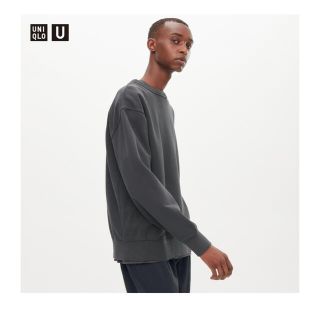 ユニクロ(UNIQLO)のUNIQLO U スウェット　ダークグレー　Sサイズ(トレーナー/スウェット)