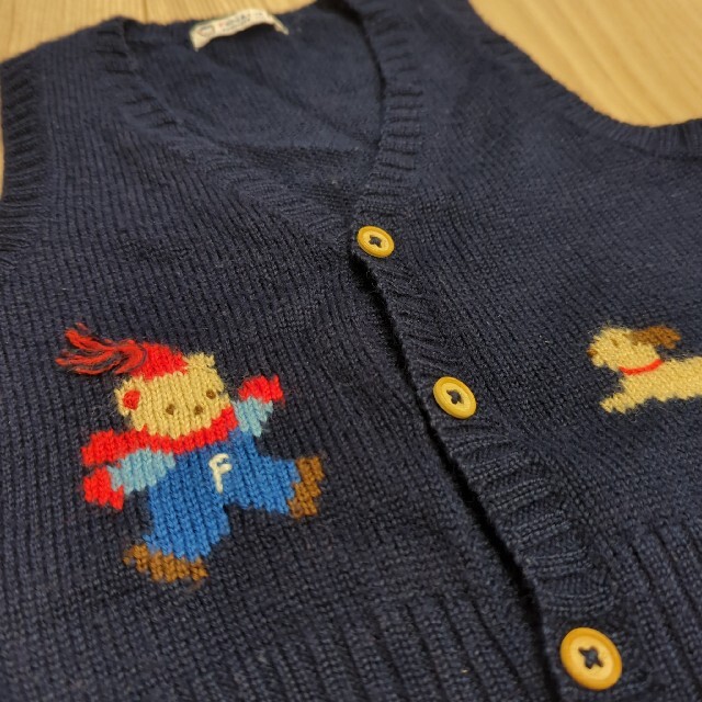 familiar(ファミリア)のファミリア　前開きベスト キッズ/ベビー/マタニティのキッズ服男の子用(90cm~)(ジャケット/上着)の商品写真