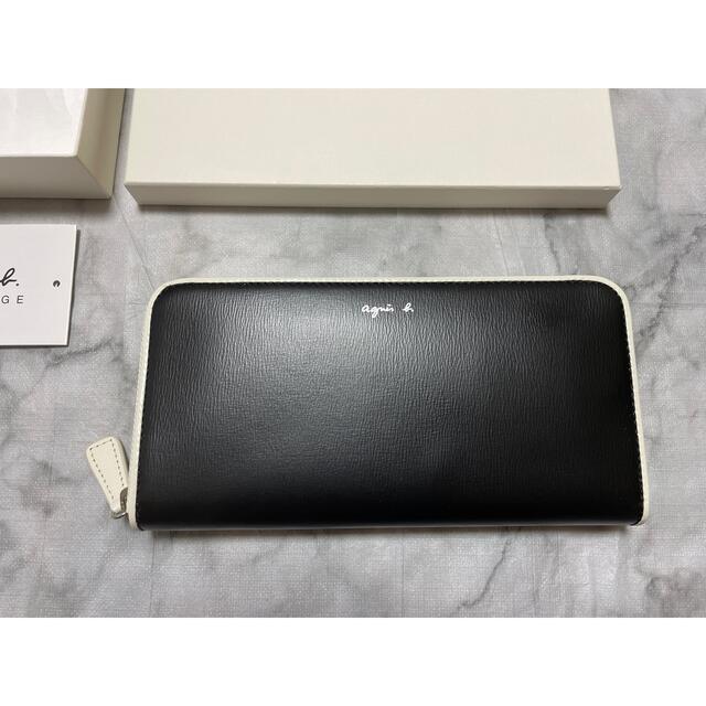 【新品】アニエスベー 長財布 ラウンド ブラック