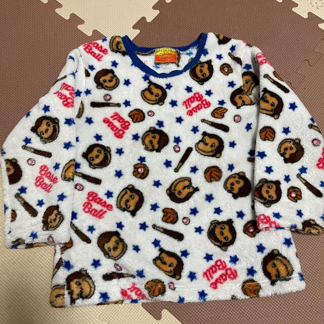 モコモコパジャマ　おさるのジョージ キッズ/ベビー/マタニティのキッズ服男の子用(90cm~)(パジャマ)の商品写真