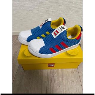 アディダス(adidas)のかんりん茶様専用　新品未使用　SS360 × LEGO スーパースター　21cm(スニーカー)