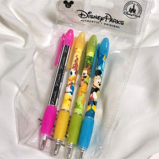 ディズニー(Disney)の【WDW限定】4本セット　ボールペン　フロリダディズニー　お土産(キャラクターグッズ)