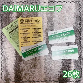 ダイマル(大丸)のDAIMARU/エコフ26枚(ショッピング)