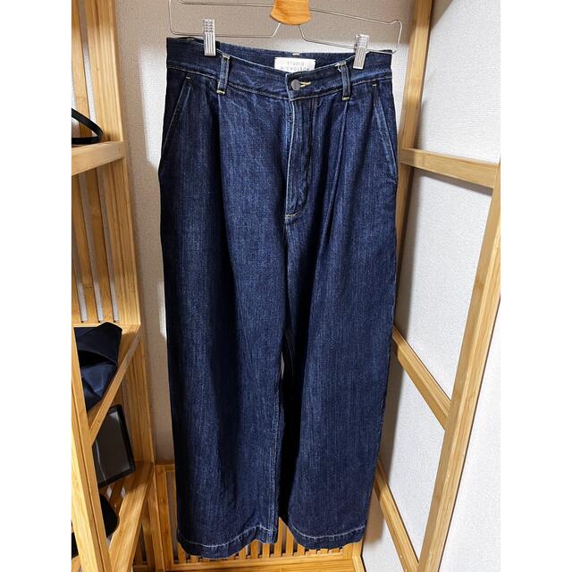 1LDK SELECT(ワンエルディーケーセレクト)のSTUDIO NICHOLSON PUCH SELVEDGE DENIM メンズのパンツ(デニム/ジーンズ)の商品写真