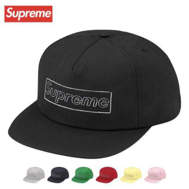 Supreme KAWS Chalk Logo 5-Panel "Black"