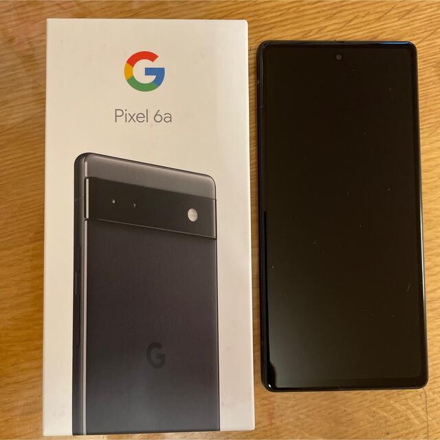 Google Pixel 6a Charcoal 128 GBスマートフォン本体