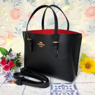 COACH - コーチ トートバッグ お洒落 ショルダー シンプル ブラック