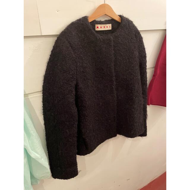 Marni(マルニ)のMARNI no collar mohair jacket. レディースのジャケット/アウター(ノーカラージャケット)の商品写真