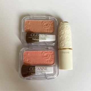 セザンヌケショウヒン(CEZANNE（セザンヌ化粧品）)のCEZANNE セザンヌ チーク リップ 3点セット(チーク)