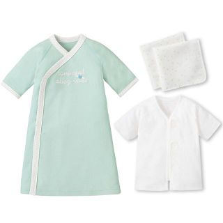 コンビミニ(Combi mini)の【ともなお様専用】コンビミニラップドレス・肌着セット①(カバーオール)