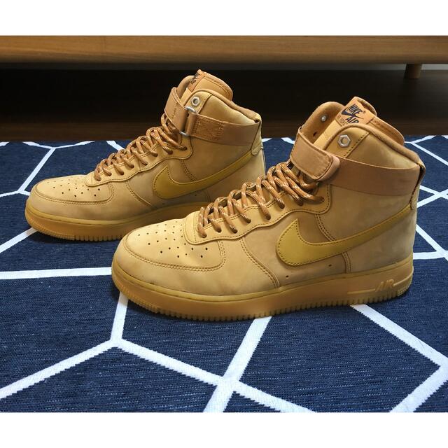 美品Nike Air Force 1 High"Flax/Wheat"2019スニーカー