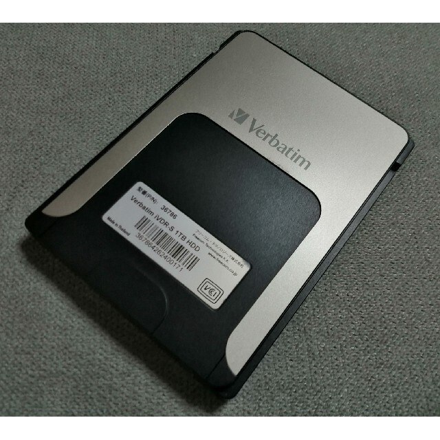 iVDR-S HDD 1TB Verbatim 36786 - 映像機器