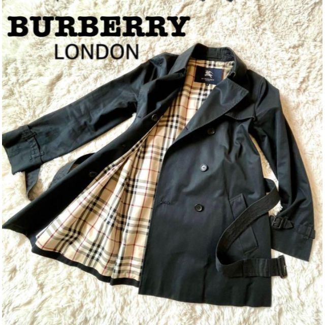 90%以上節約 バーバリー 黒コート 120 BURBERRY LONDON お出かけ