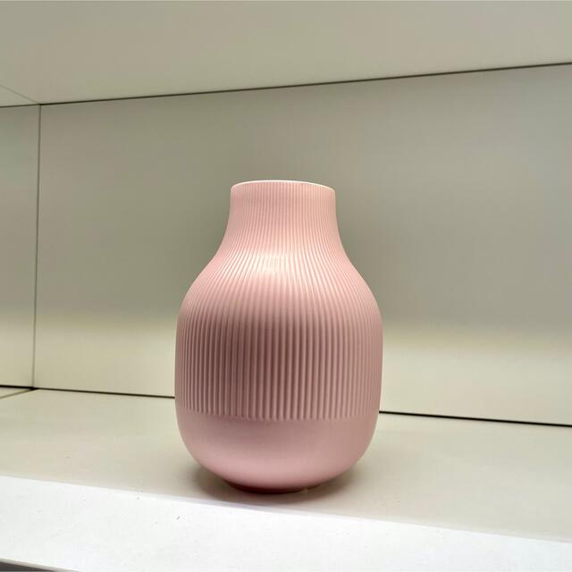 IKEA(イケア)の【新品】IKEA イケア フラワーベース 花瓶 ピンク21cm グラードヴィス  インテリア/住まい/日用品のインテリア小物(花瓶)の商品写真