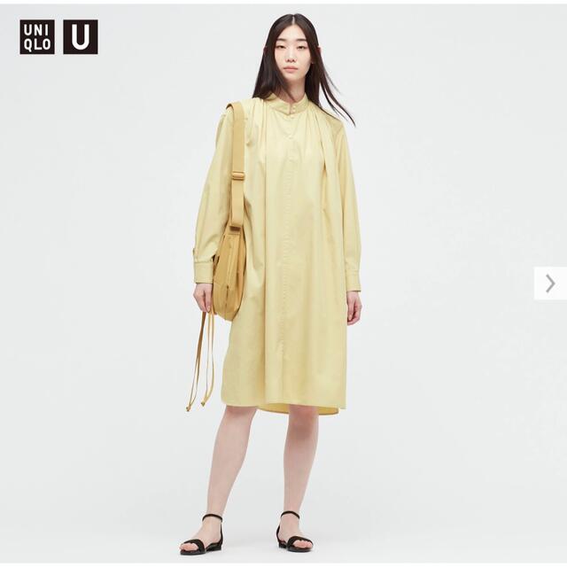 UNIQLO(ユニクロ)の【ユニクロU】ギャザーワンピース レディースのワンピース(ロングワンピース/マキシワンピース)の商品写真