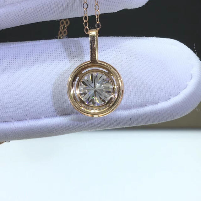 newデザイン】モアサナイト ネックレス K18YG 全てのアイテム 36348円