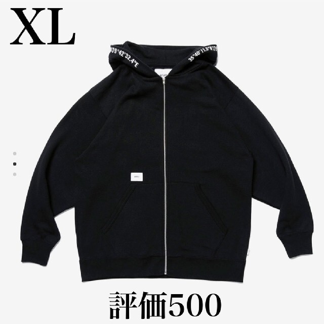 メンズWTAPS 2022FW X3.0 ZIP HOODY BLACK XL