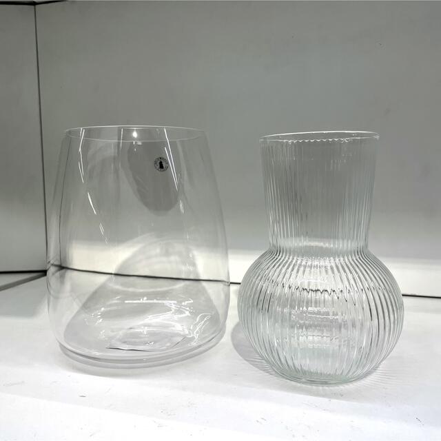 IKEA(イケア)の【新品】IKEA イケア フラワーベース 花瓶 2点（ベレークナ＋ポードラグ） インテリア/住まい/日用品のインテリア小物(花瓶)の商品写真
