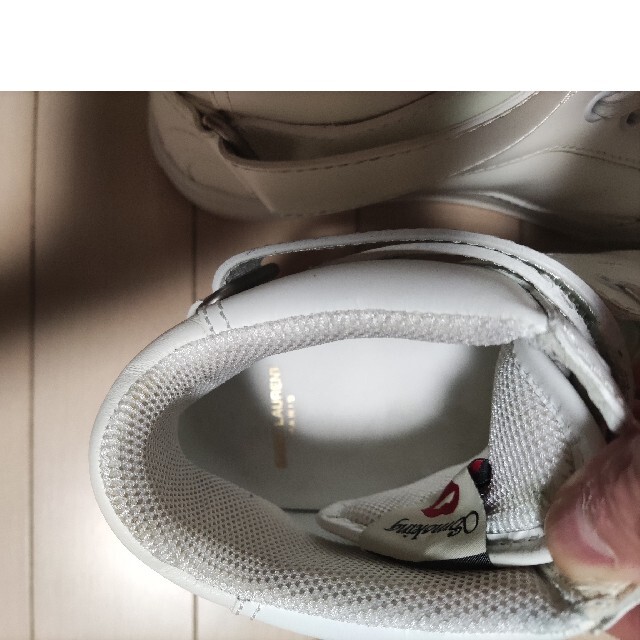 極美品 サンローラン ハイカット スニーカー 白 美品 transparencia3
