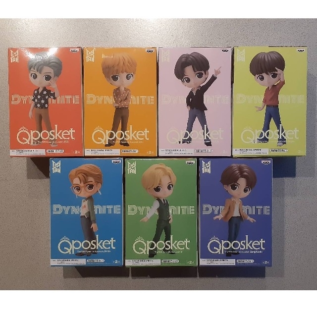 BTS TinyTAN qposket  フィギュア Aカラー コンプセット