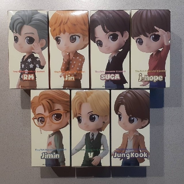 BTS TinyTAN qposket  フィギュア Aカラー コンプセット