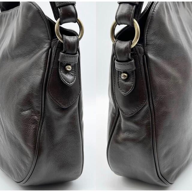 WEB限定カラー 【極美品】BALLY ショルダーバッグ ダークブラウン