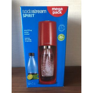 SodaStream スピリットスターターキット レッド  【新品未開封】(調理道具/製菓道具)