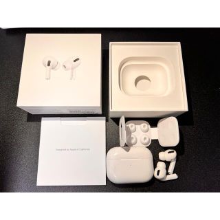 アップル(Apple)のAPPLE AirPods Pro ノイズキャンセリング付完全ワイヤレスイヤホン(ヘッドフォン/イヤフォン)