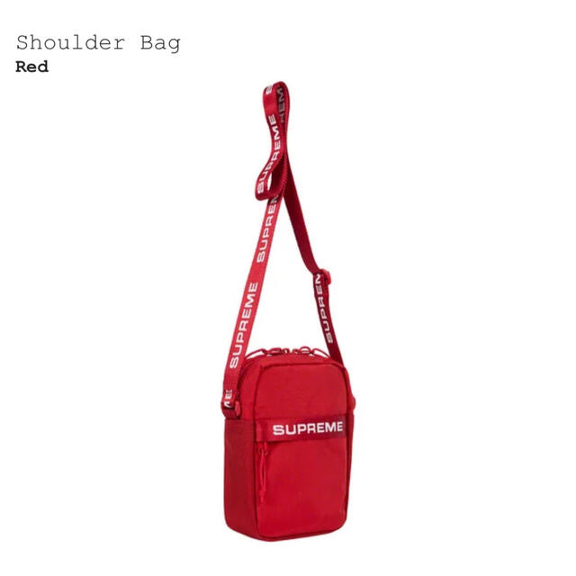 赤????Supreme Shoulder Bag????シュプリームショルダーバッグ