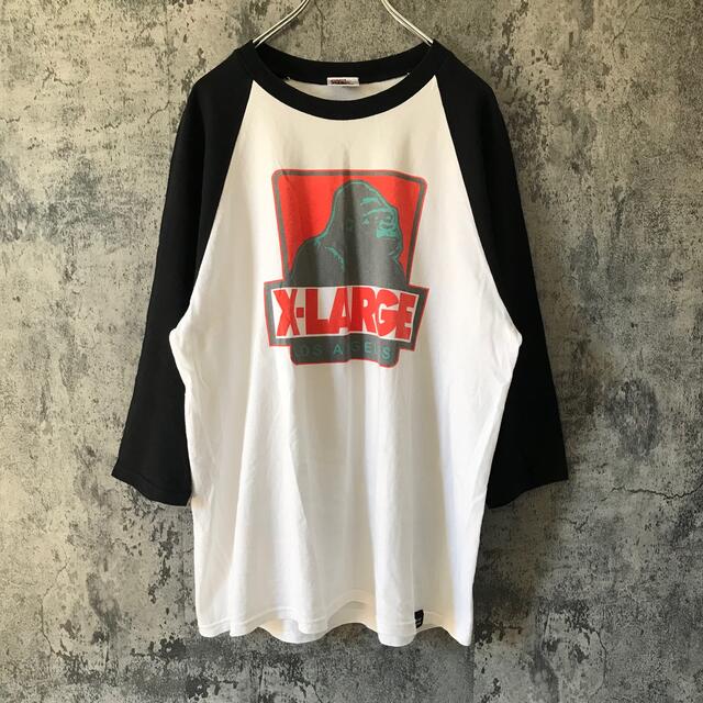 XLARGE(エクストララージ)の【フォロー割】USA製  レアデザイン　X-large  サイズXL メンズのトップス(Tシャツ/カットソー(七分/長袖))の商品写真