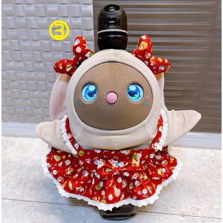 LOVOT ラボットお洋服 うさぎ柄クリーム (リボン別売り)