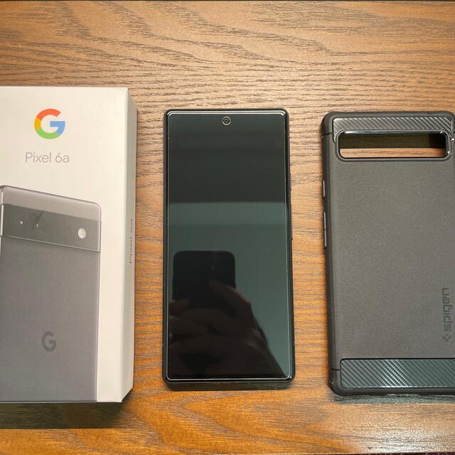 Google Pixel 6a 128GB チャコール【ケース付き】