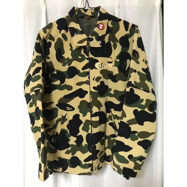 グリーン・ホワイト系 完成品♪ A BATHING APE 猿カモフラ ナイロン