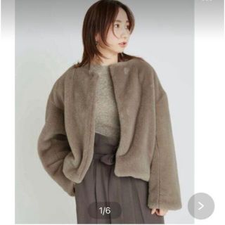 フレイアイディー ファーコート(レディース)(ベージュ系)の通販 67点