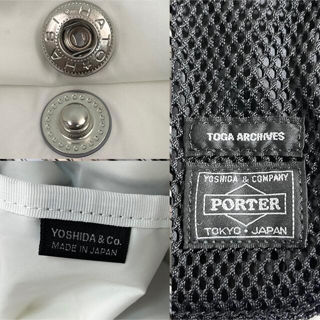 TOGA(トーガ)のTOGA × PORTER 2022年 PACKABLE BAG ホワイト レディースのバッグ(ショルダーバッグ)の商品写真