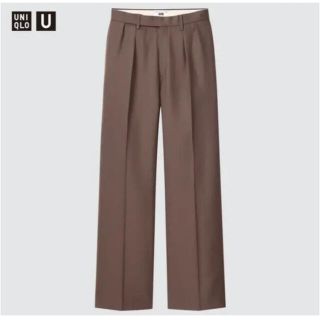 ユニクロ(UNIQLO)の【UNIQLO/ユニクロ】ウールブレンドタックパンツ サイズ61(スラックス)