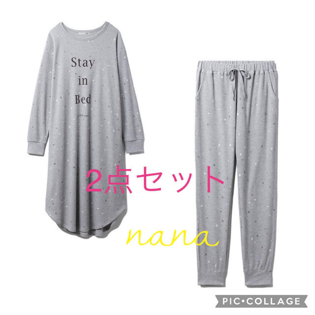 スターワッフルロゴドレス＆ロングパンツセット♡